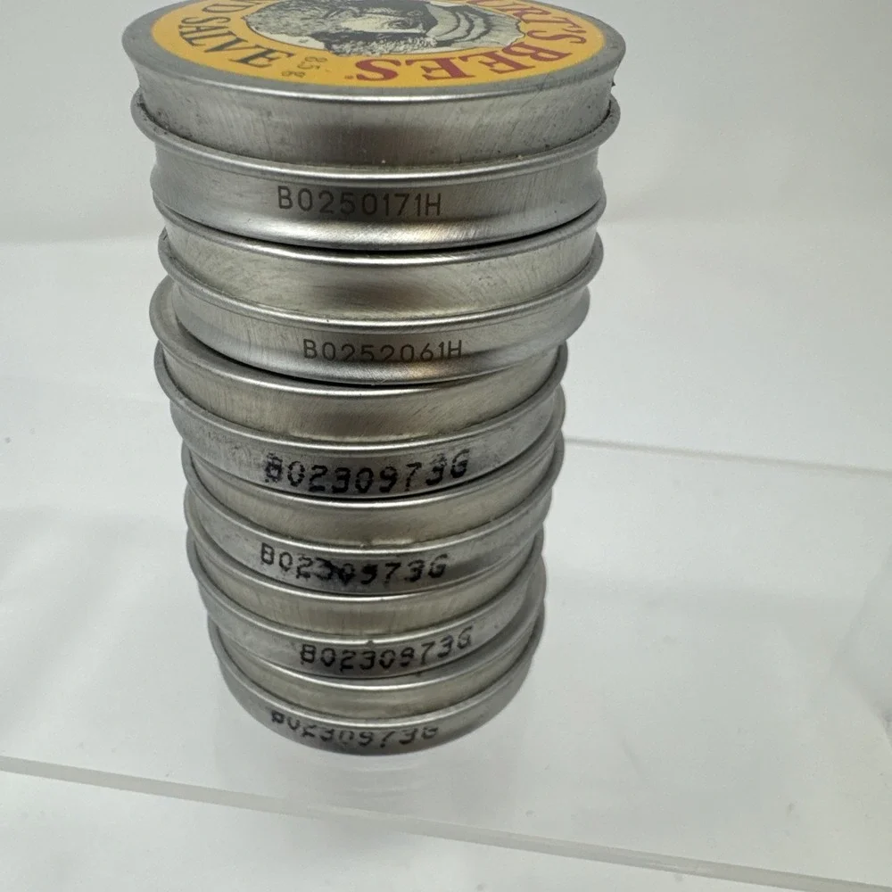 6 Pack Burts Bees Travel Size Moisturizing Hand Salve Lotion 0.3 oz FLC189